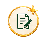 Boarding agreement document icon