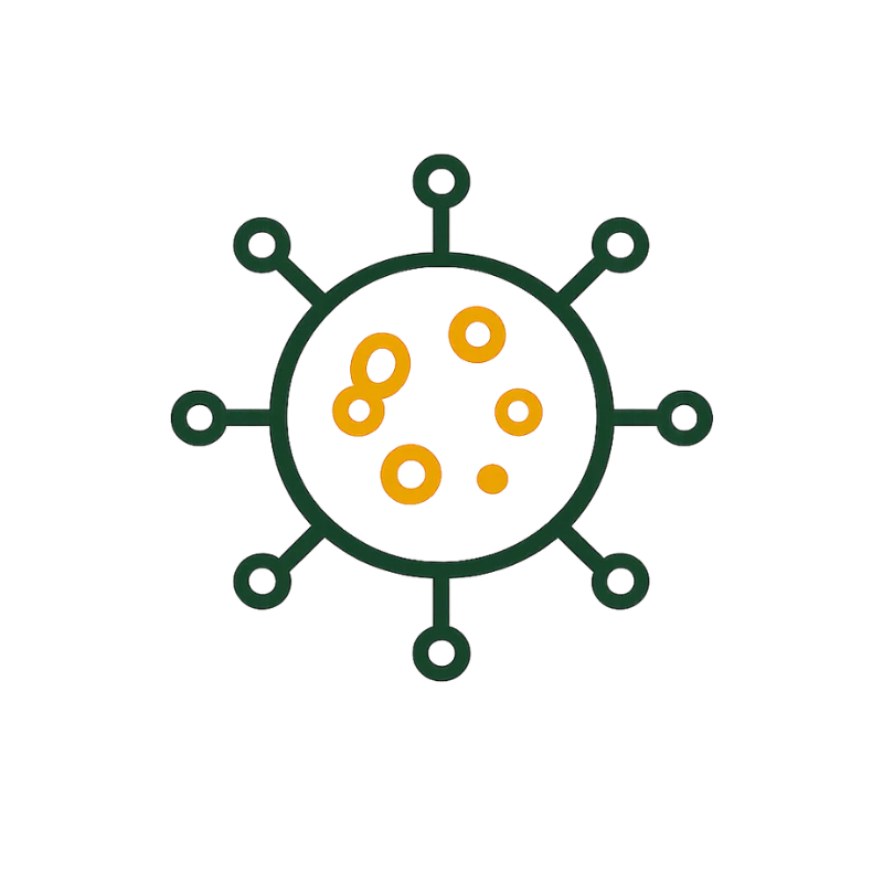 Zoonotic disease prevention icon